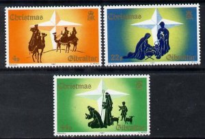 GIBRALTAR - 1987 - Christmas - Perf 3v Set - Mint Never Hinged