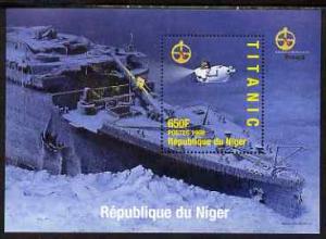 NIGER SHEET TITANIC SHIPS