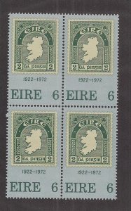 IRELAND SC# 326 B/4  FVF/MNH 1972