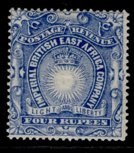 BRITISH EAST AFRICA QV SG18, 4r ultramarine, M MINT. Cat £12.