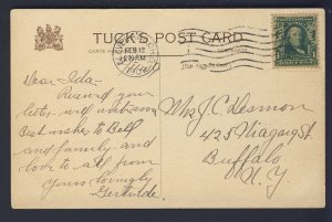 POSTAL HISTORY USA - 1909 Cleveland OHIO to BUFFALO NY