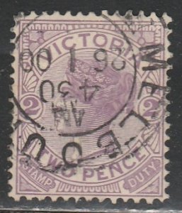 Australie  / Victoria    162   (O)    1886