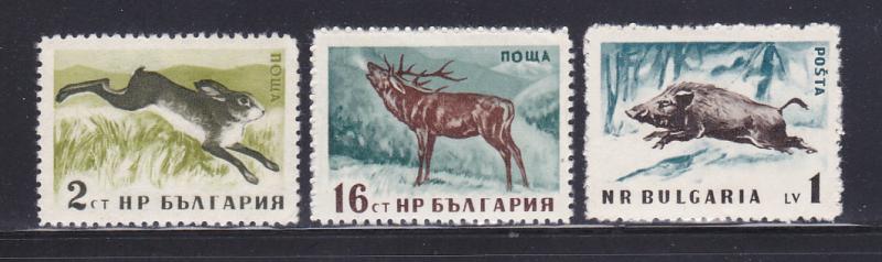 Bulgaria 1004, 1006, 1009 MHR Animals (B)