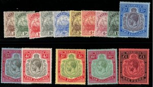 Bermuda #40 - #54 (SG #44 / #55) Mint Fine - Very Fine Original Gum Hinged Set