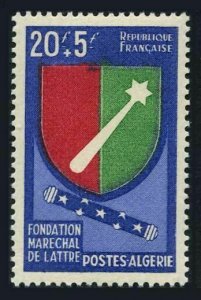 Algeria B96,MNH.Michel 377. Marshal de Lattre Foundation,1958.Arms.