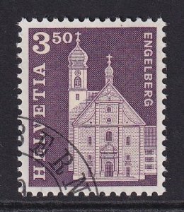 Switzerland  #455 cancelled  1967  buildings  3.50fr