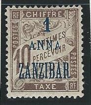 France offices in  Zanzibar mh sc #  J2