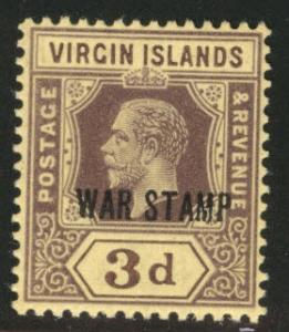 Virgin Islands  Scott MR2 MNH** 1916-18 War Tax stamp CV$4.5