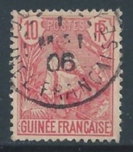 French Guinea #22 Used 10c Fulah Shepherd Defin.