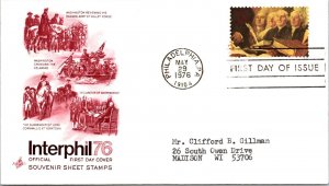 FDC 1976 SC #1687 Artcraft Cachet - Philadelphia, PA - Single - J1308