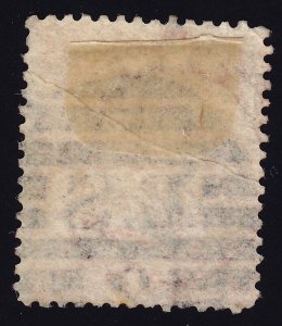 Great Britain Scott 43 Used 4p  Vermilion plate 10 1865 Lot OGB0017 