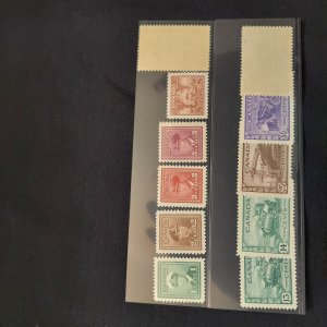 Mint Canada Scott #249-262