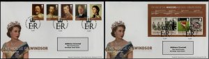 GB FDC 2012 House of Windsor Stamps & MS First Day Cover