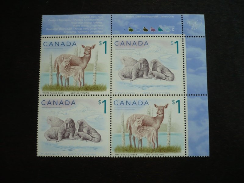 Stamps - Canada - Scott# 1689a - Mint Never Hinged Plate Block