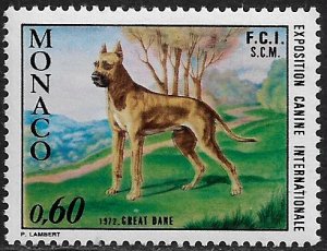 Monaco #826 MNH Stamp - Dog Show Winner - Great Dane