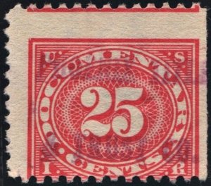 R236 25¢ Documentary Stamp (1917) Used