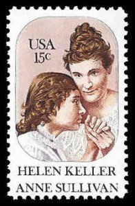 PCBstamps   US #1824 15c Helen Keller & Anne Sullivan, MNH, (14)