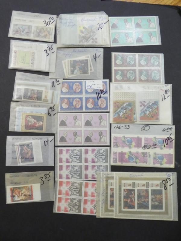 EDW1949SELL : BURUNDI Clean, all VF MNH sets & S/Ss Full of Topical Catalog $603