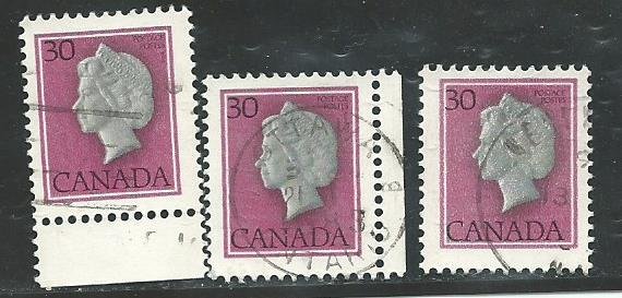 Can #791   (3)   used VF  1979  PD