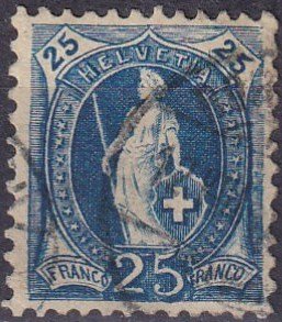 Switzerland #94 F-VF Used  CV $6.25 (S10442)