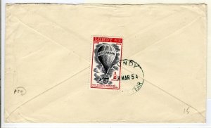 GB Devon Cover LUNDY ½ Puffin Pictorial Stamp Wheathampstead 1954{samwells}PE37 