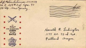 United States A.P.O.'s Soldier's Free Mail c1943 [A.P.O. 90] Fort Dix, N.J. 3...