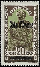 IVORY COAST   #101 MH (1)