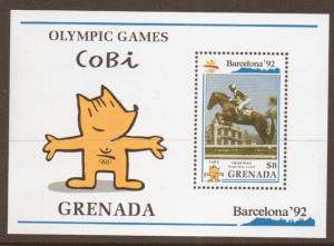 GRENADA SGMS2145a 1990 OLYMPIC GAMES MNH