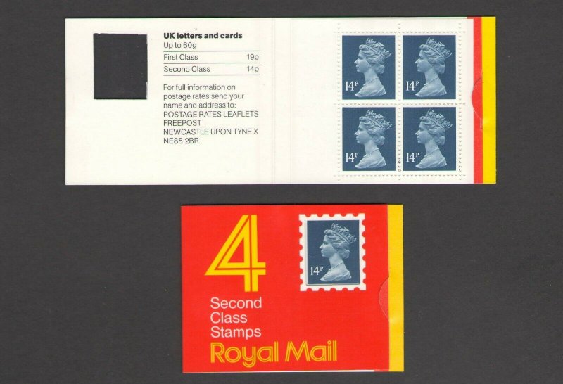 GB: Sc. BK295 /** 56 PENNY-QE II DECIMAL ** / Folded Window Booklet /MNH 