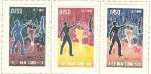 Republic of South Vietnam Scott 239-241 MNH** Map  set