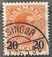 DENMARK  176 Used 1926 20o on 30o Surcharge