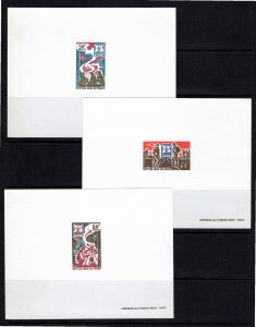 Niger 1967 MNH Sc 196-8 Deluxe souvenir sheets