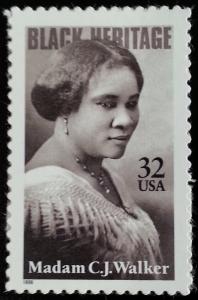 1997 32c Madam C.J. Walker, Entrepreneur, Black Heritage Scott 3181 Mint F/VF NH 