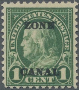 MOMEN: US STAMPS CANAL ZONE #71d MINT OG H **PF CERT** LOT #70901