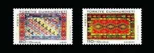 Turkey 2010 MNH Stamps Scott B296-297 Carpets
