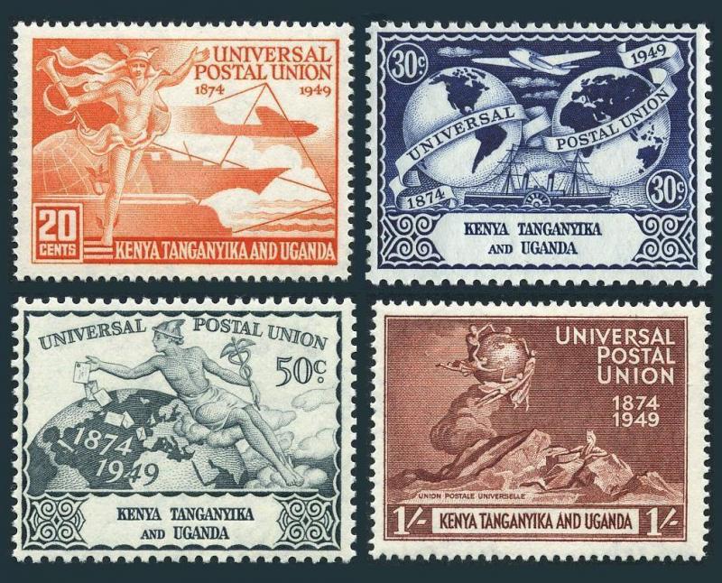 Kenia, Uganda, Tanganyika 94-97, Mnh.michel 84-87. UPU-75,1949.Communication