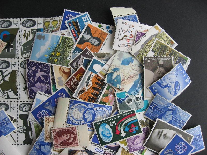 Great Britain mostly MNH mixture (duplicates, mixed condition) 125 check em out