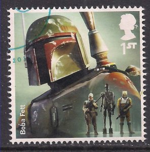 GB 2015 QE2 1st Star Wars Boba Fett Ex Fdc SG 3767 ( 944 )