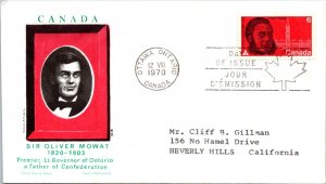 Canada 1970 FDC - Sir Oliver Mowat - Ottawa, Ont - J3984