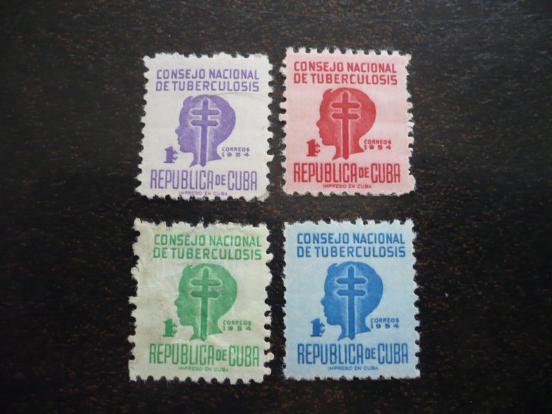 Stamps - Cuba - Scott# RA22-RA25 - Mint Hinged Set of 4 Stamps