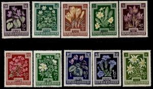 Austria B235-44 MNH Flowers