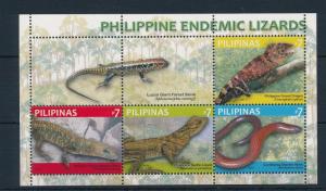 [29335] Phillipines 2011 Reptiles Lizard Skink Gecko MNH Sheet