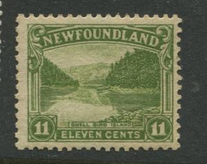 Newfoundland -Scott 140 -Pictorial Definitive Issue -1923 -MLH -Single 11c Stamp