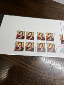 SCOTT #3820a..MADONNA BY J. GOSSAERT..BOOKLET..PANE OF 20 (37c) STAMPS-NIP-2003