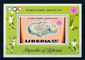 [43514] Liberia 1972 Olympic games Munich Soccer Football MNH Sheet