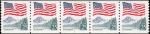 Scott 2280 Flag over Yosemite PNC5 Plate #2 MNH CV $3.50