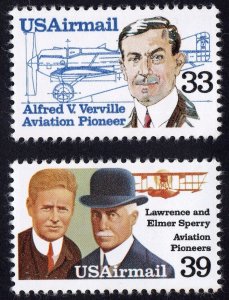 Scott #c113-c114 Verville & Sperry Single Airmail Stamp - MNH