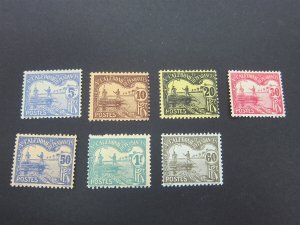 French New Caledonia 1906 Sc J9-10,12-16 MH