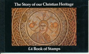 U.K 1984 CHRISTIAN HERITAGE BOOKLET MNH S/G # DX 5