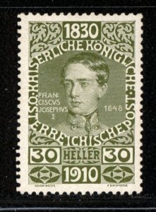 Austria 1910  Scott #137 MH